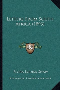 portada letters from south africa (1893) (en Inglés)
