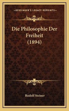 portada Die Philosophie Der Freiheit (1894) (en Alemán)