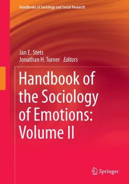portada Handbook Of The Sociology Of Emotions: Volume Ii: 2 (handbooks Of Sociology And Social Research) (en Inglés)