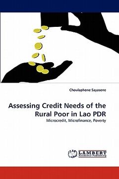 portada assessing credit needs of the rural poor in lao pdr (en Inglés)