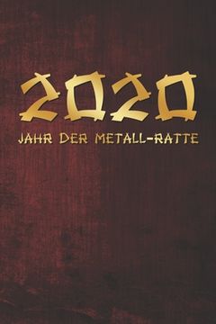 portada Grand Fantasy Designs: 2020 Jahr der Metall Ratte asiatisch gold auf rot - Monatsplaner 15,24 x 22,86 (en Alemán)