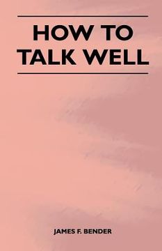 portada how to talk well (en Inglés)