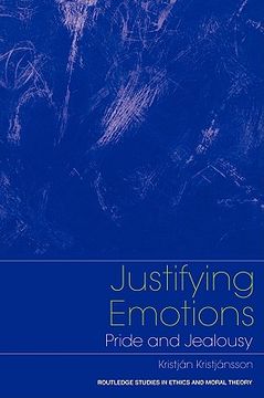 portada justifying emotions: pride and jealousy (en Inglés)
