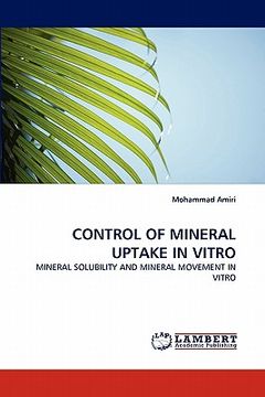 portada control of mineral uptake in vitro (en Inglés)