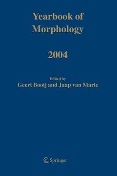 portada yearbook of morphology 2004 (in English)