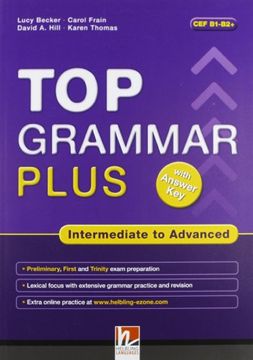 portada Top Grammar Plus. Intermediate to Advanced. With Answer Keys. Per le Scuole Superiori. Con Espansione Online (en Inglés)