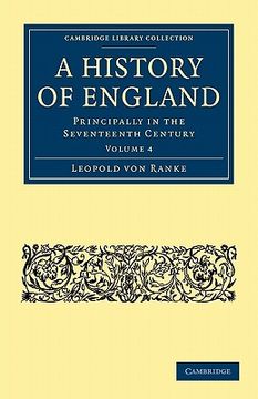 portada A History of England 6 Volume Set: A History of England - Volume 4 (Cambridge Library Collection - British & Irish History, 17Th & 18Th Centuries) (in English)