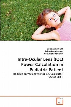 portada intra-ocular lens (iol) power calculation in pediatric patient (en Inglés)