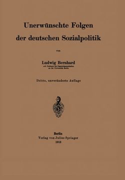 portada Unerwünschte Folgen der deutschen Sozialpolitik (German Edition)