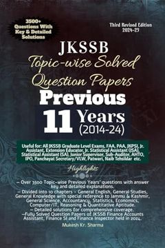 portada JKSSB Topic-wise Solved Question Papers: Previous 9 Years' (2014-22)