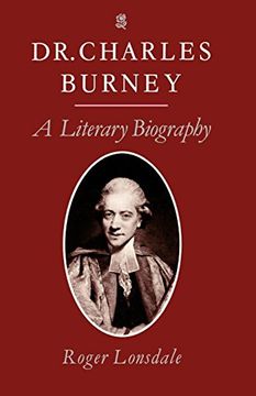 portada Dr. Charles Burney: A Literary Biography (en Inglés)