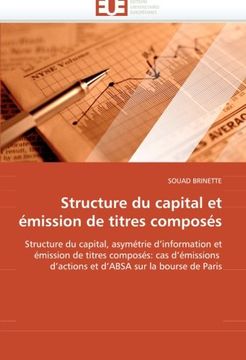portada Structure Du Capital Et Emission de Titres Composes