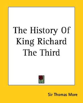 portada the history of king richard the third (en Inglés)