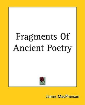 portada fragments of ancient poetry (in English)