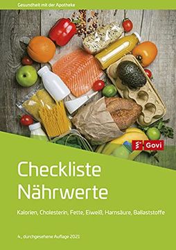 portada Checkliste Nährwerte (en Alemán)