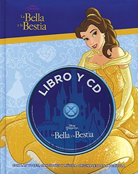 portada Disney Libro y cd: La Bella y la Bestia