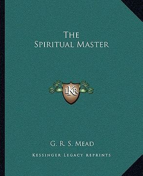 portada the spiritual master (in English)