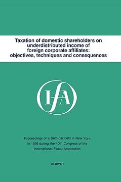 portada ifa taxation of domestic shareholders (in English)