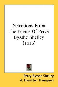 portada selections from the poems of percy bysshe shelley (1915) (en Inglés)
