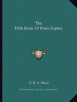 portada the fifth book of pistis sophia