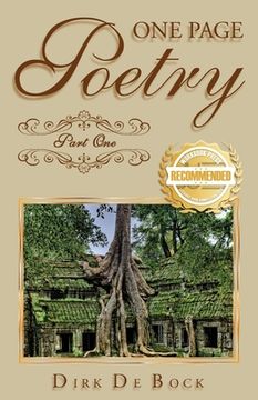 portada One Page Poetry: Part One (en Inglés)
