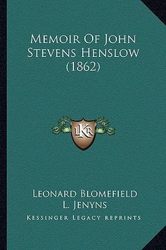 portada memoir of john stevens henslow (1862)