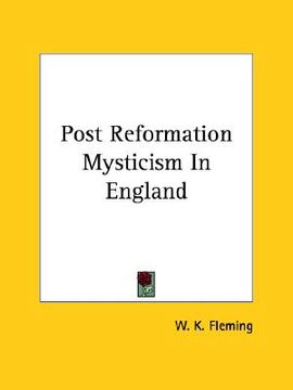 portada post reformation mysticism in england (en Inglés)