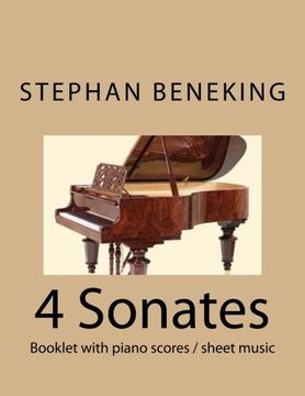 portada Stephan Beneking 4 Sonates: Beneking: 4 Sonates - Booklet with piano scores / sheet music