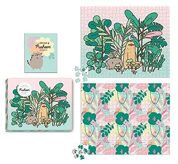 portada Pusheen 2-In-1 Double-Sided 500-Piece Puzzle: 500 Piece: 2-In-1 Double Sided (in English)