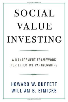 portada Social Value Investing: A Management Framework for Effective Partnerships (in English)