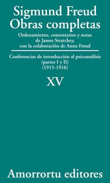 portada Obras Completas. Volumen 15: Conferencias de Introducción al Psicoanálisis (in Spanish)
