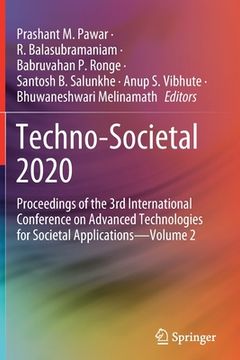 portada Techno-Societal 2020: Proceedings of the 3rd International Conference on Advanced Technologies for Societal Applications--Volume 2