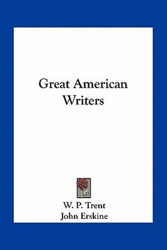 portada great american writers (en Inglés)