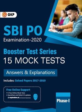portada Sbi 2021 Probationary Officers' Phase I Booster Test Series 15 Mock Tests (Questions, Answers & Explanations) (en Inglés)