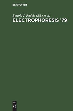 portada Electrophoresis '79: International Conference Proceedings (en Inglés)