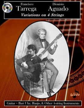 portada Francisco Tarrega & Dionisio Aguado: Variations on 4 Strings (en Inglés)