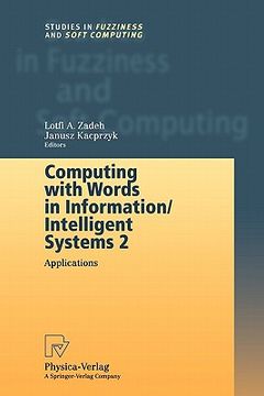 portada computing with words in information/intelligent systems 2: applications (en Inglés)