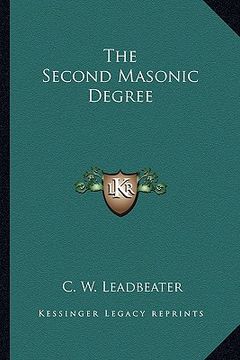 portada the second masonic degree