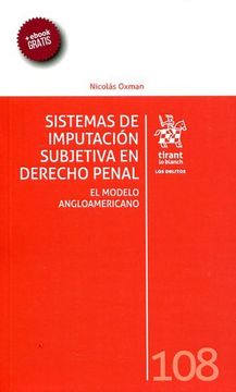portada Sistemas de Imputacion Subjetiva en Derecho Penal (in Spanish)