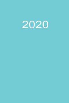 portada 2020: Taschenkalender 2020 A5 Blau (en Alemán)