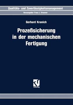 portada Prozeßsicherung in Der Mechanischen Fertigung (en Alemán)