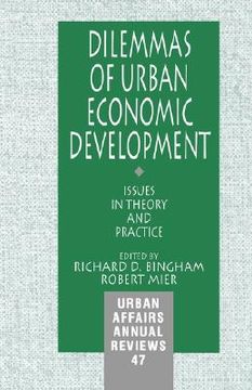 portada dilemmas of urban economic development: issues in theory and practice (in English)