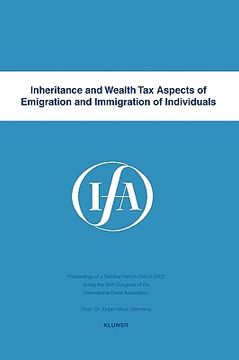 portada inheritance and wealth tax aspects of emigration and immigration of individuals (in English)