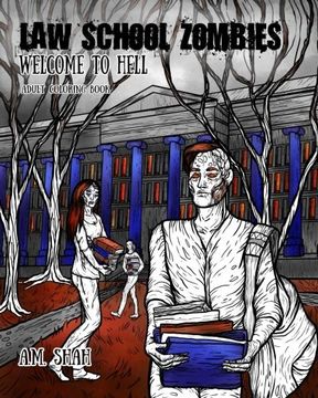portada Law School Zombies Welcome to Hell: Adult Coloring Book (in Spanish)