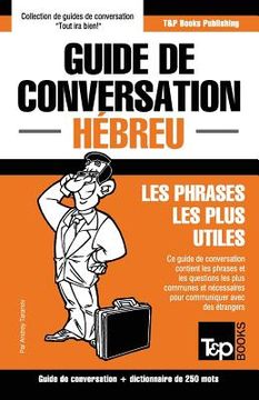 portada Guide de conversation Français-Hébreu et mini dictionnaire de 250 mots (en Francés)