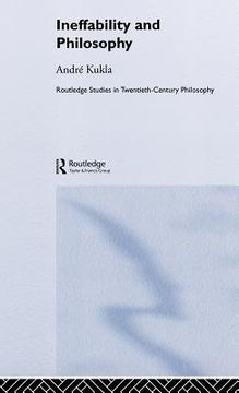 portada ineffability and philosophy (in English)