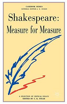 portada Shakespeare: Measure for Measure (Cass Series) (en Inglés)
