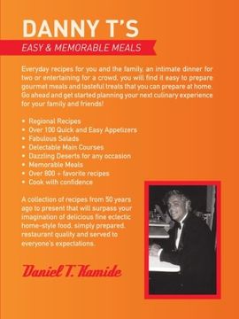 portada Danny T's Easy and Memorable Meals