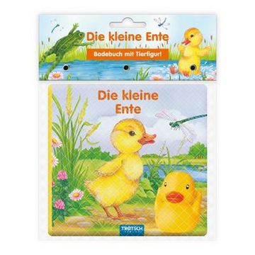 portada Trötsch Badebuch mit Tierfigur die Kleine Ente (en Alemán)