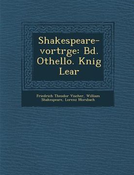 portada Shakespeare-Vortr GE: Bd. Othello. K Nig Lear (in German)